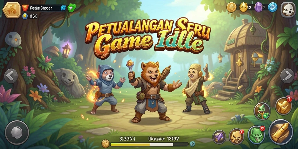 Tampilan menarik dari gameplay 333V yang menghibur.
