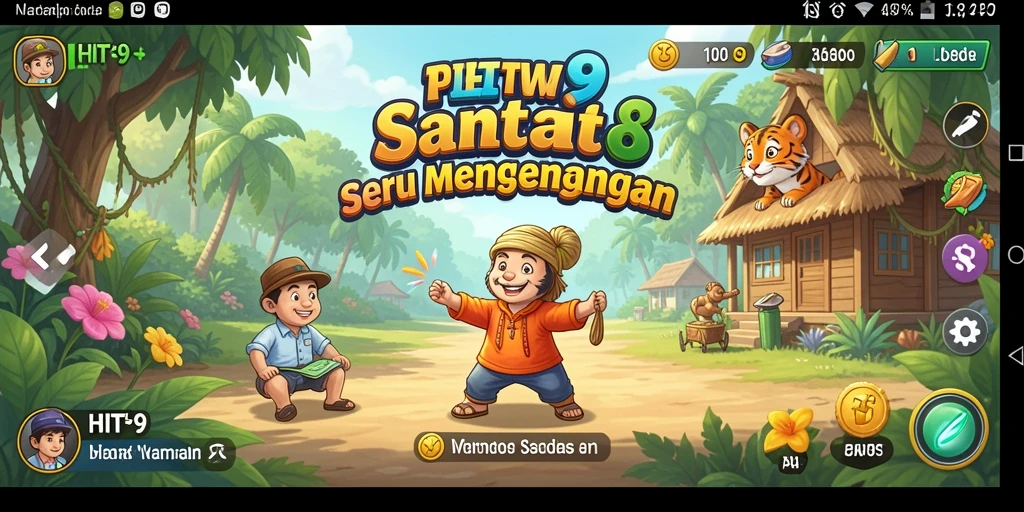 Tampilan gameplay <strong>HIT9</strong> yang penuh warna dan menarik.