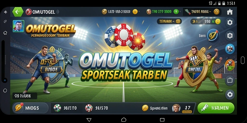 Tampilan gameplay OMUTOGEL dengan fitur taruhan olahraga yang menarik.