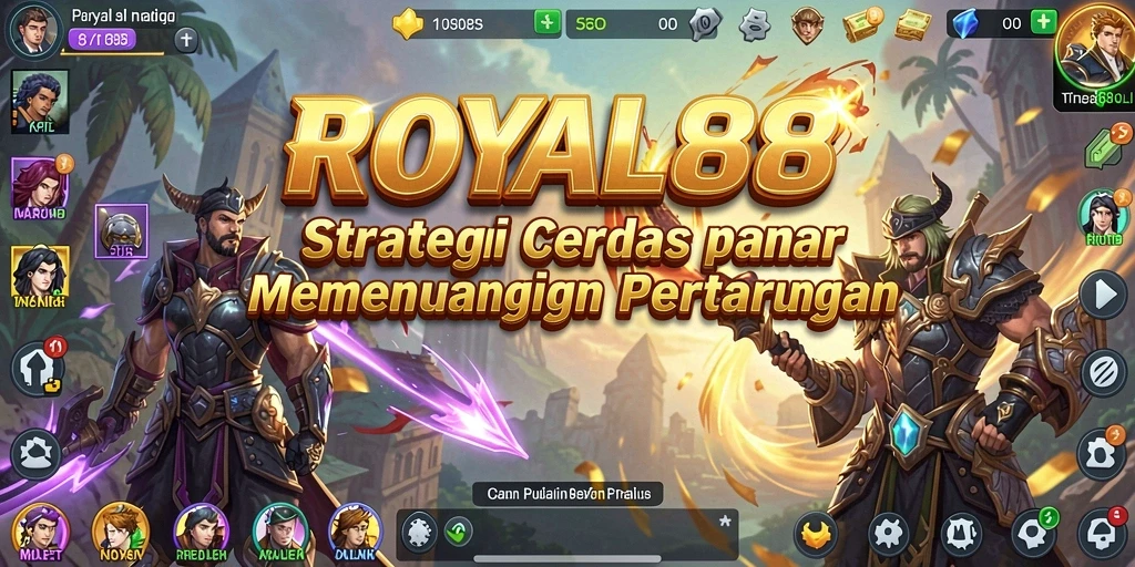 Tampilan gameplay menarik dalam ROYAL88 dengan strategis