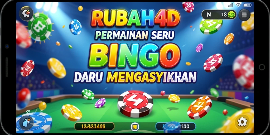Tampilan gameplay RUBAH4D yang menarik dan penuh warna saat bermain Bingo.